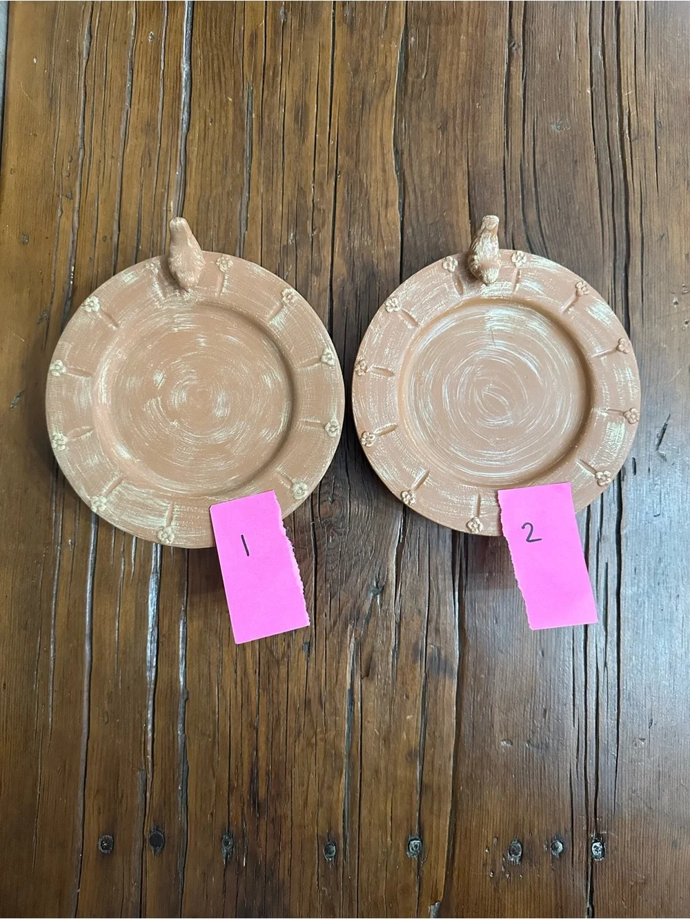 The White Barn Candle Co. Terra Cotta Candle Holder Bird Bath #1 - Picture 16 of 16